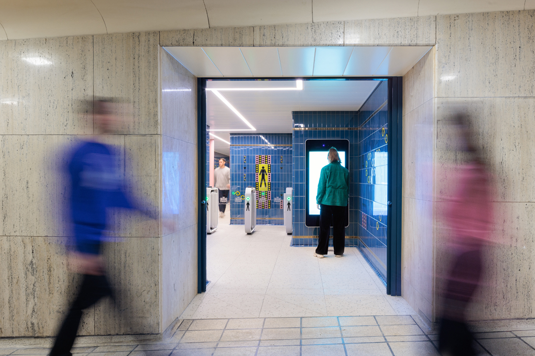 Refurbished toilets that have opened in Piccadilly Circus Tube station